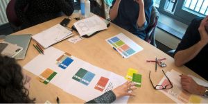 interview session for the research through design for values project
