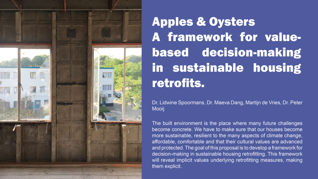 Apples & Oysters: A framework for value-based decision-making in sustainable housing retrofits