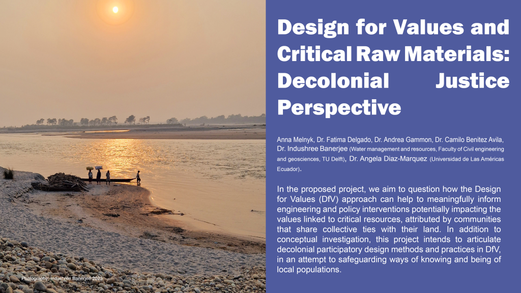Design for Values and Critical Raw Materials: Decolonial Justice Perspective