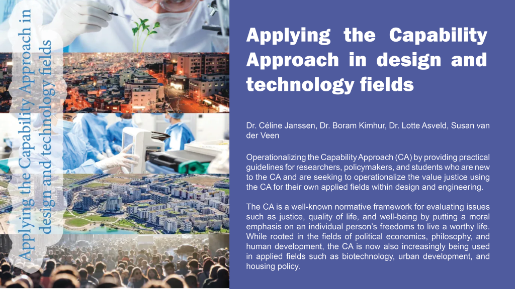 Open Access Booklet: Design for Values – how the Capability Approach can help