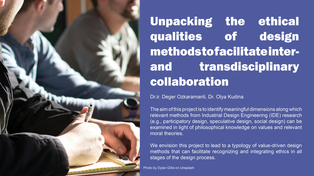 Unpacking the ethical qualities of design methods to facilitate inter- and transdisciplinary collaboration